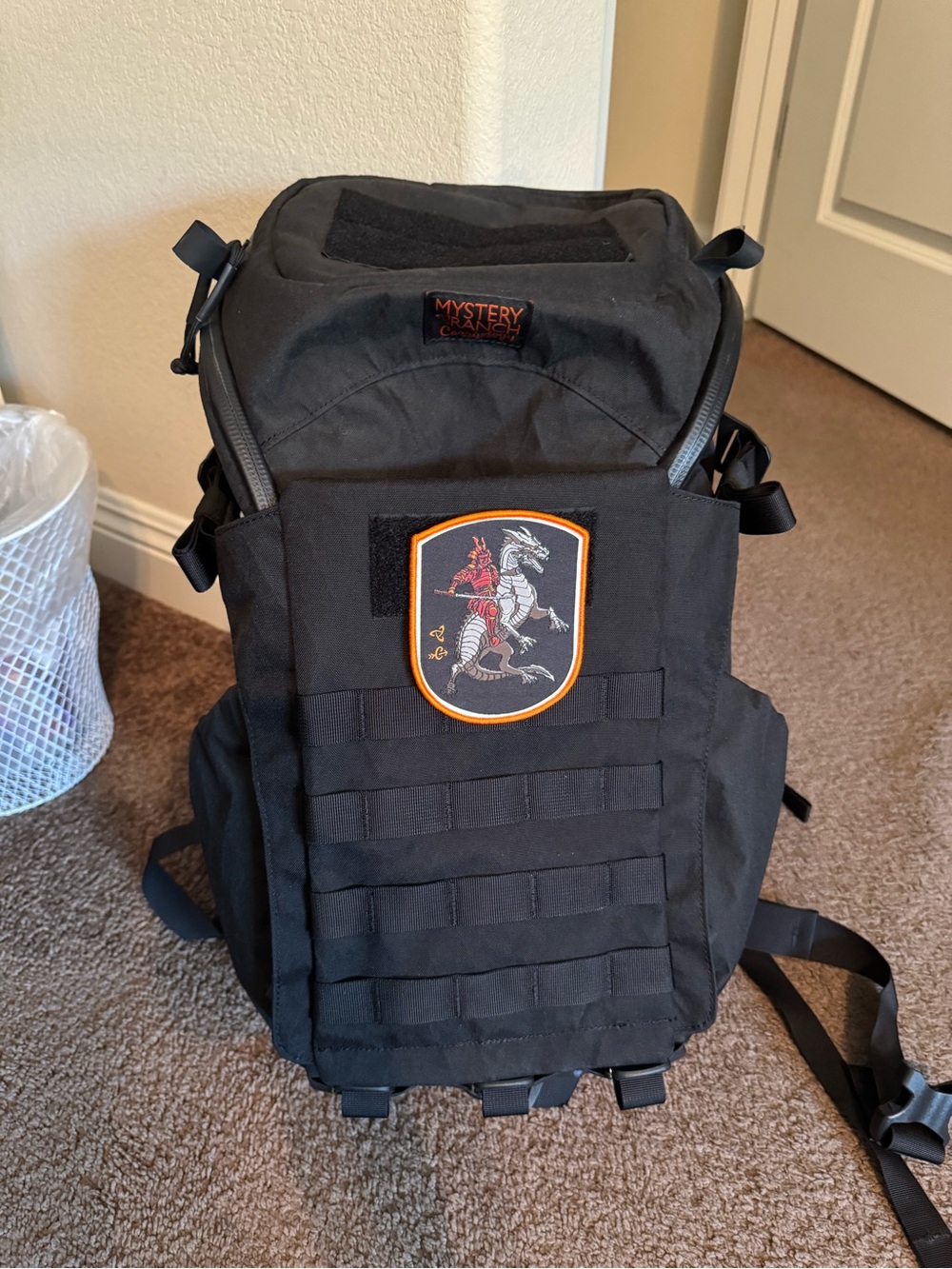 Carryology Mystery Ranch Dragon 2.0 Black Backpack Bag Black *Rare